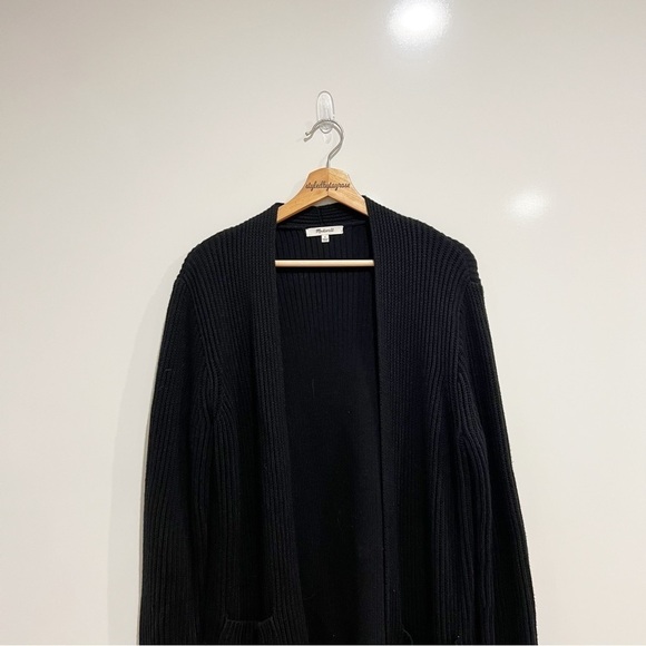 Madewell Nolan Ribbed Knit Open Front Cozy Cardigan - Picture 3 of 8